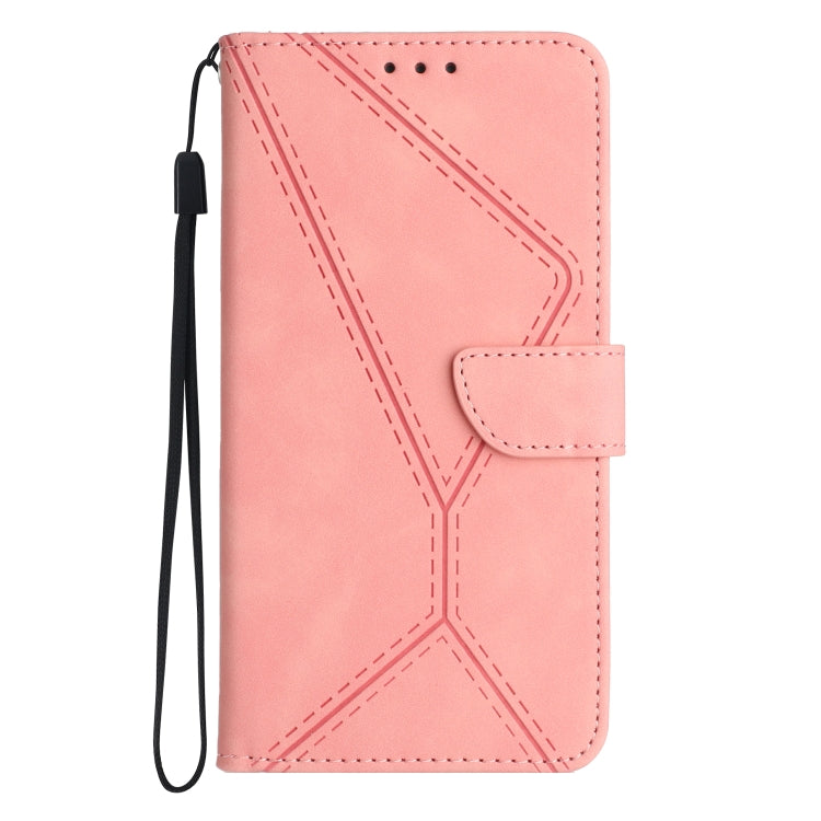 For Motorola Edge 40 Stitching Embossed Leather Phone Case(Pink) - free shipping - PMC TechLife - Order now!