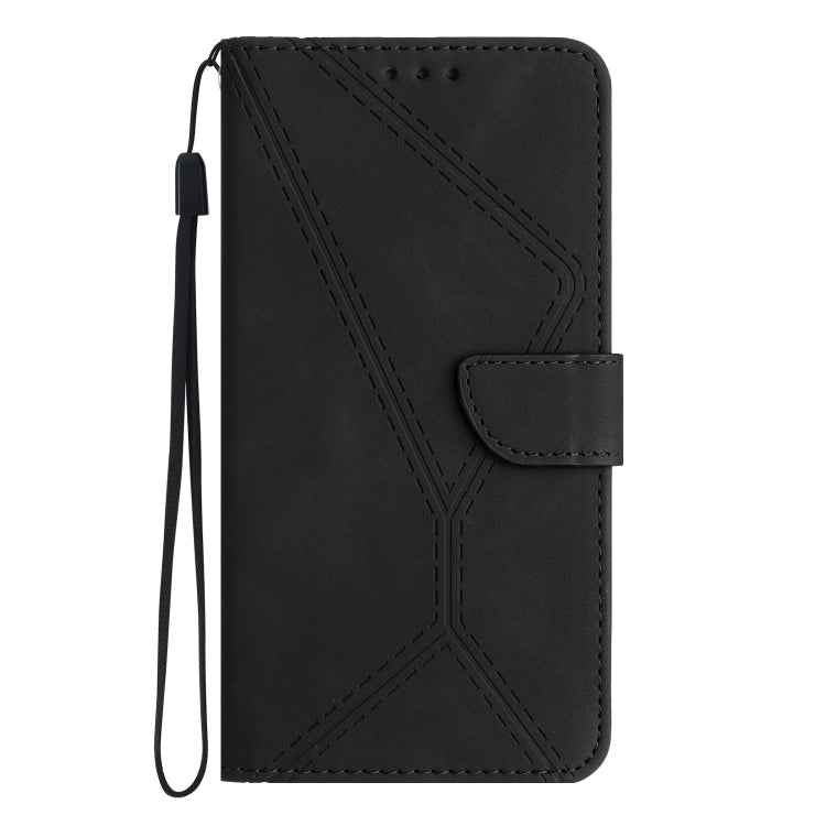 For Motorola Moto G54 Stitching Embossed Leather Phone Case(Black) - free shipping - PMC TechLife - Order now!