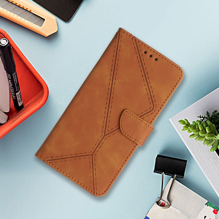 For Motorola Moto G05 Stitching Embossed Leather Phone Case(Brown) - free shipping - PMC TechLife - Order now!
