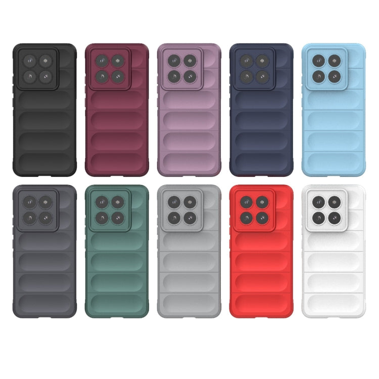 For Xiaomi 14 Pro 5G Magic Shield TPU + Flannel Phone Case(Black) - 14 Pro Cases by PMC TechLife | Online Shopping South Africa | PMC TechLife | Buy Now Pay Later Mobicred