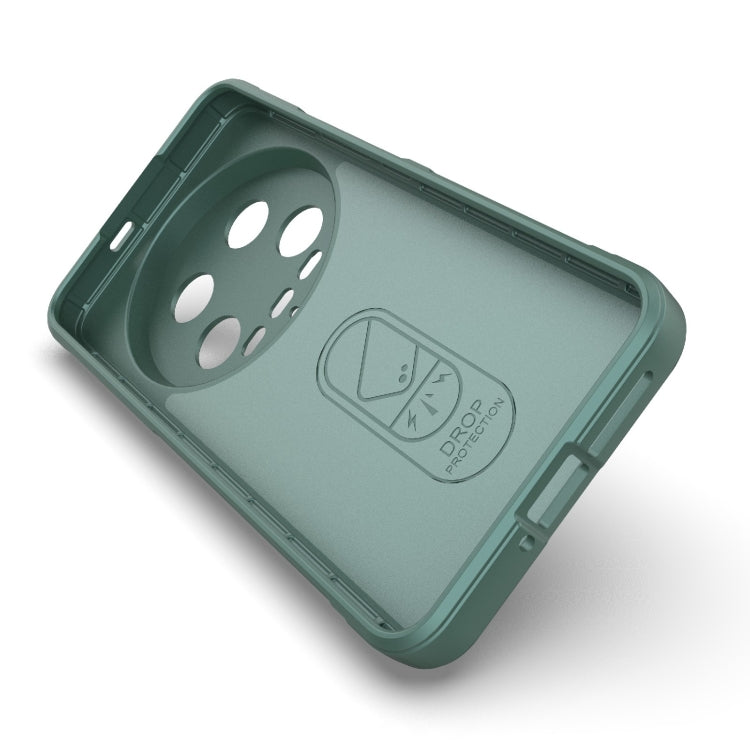 For Xiaomi 14 Ultra Magic Shield TPU + Flannel Phone Case(Grey) - 14 Ultra Cases by PMC TechLife | Online Shopping South Africa | PMC TechLife | Buy Now Pay Later Mobicred