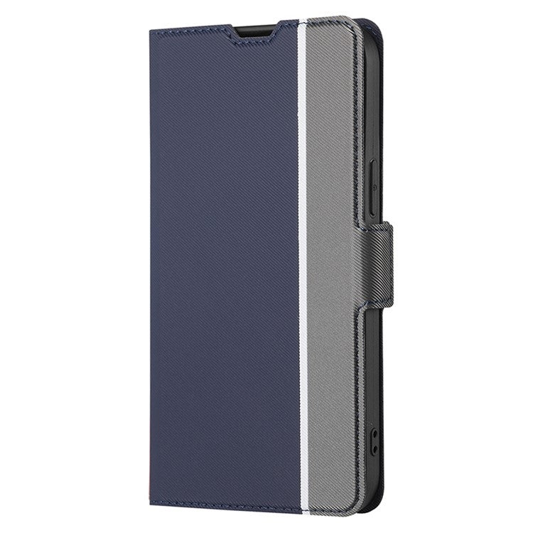 For Huawei Pura 70 Ultra 5G Twill Texture Side Button Leather Phone Case(Blue) - Huawei Cases by PMC Jewellery | Online Shopping South Africa | PMC Jewellery | Buy Now Pay Later Mobicred