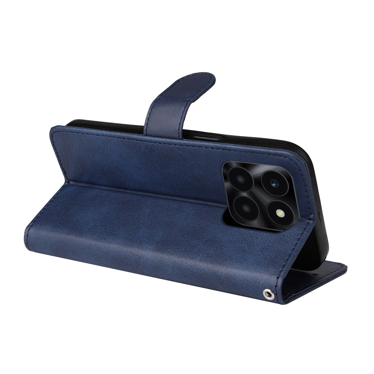 For Honor X6a Classic Calf Texture Flip Leather Phone Case(Blue) - Honor Cases by PMC TechLife | Online Shopping South Africa | PMC TechLife