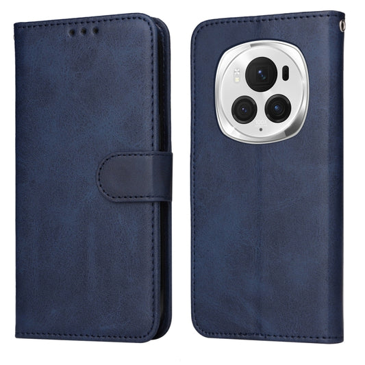 For Honor Magic6 Pro Classic Calf Texture Flip Leather Phone Case(Blue) - Honor Cases by PMC Jewellery | Online Shopping South Africa | PMC Jewellery | Buy Now Pay Later Mobicred