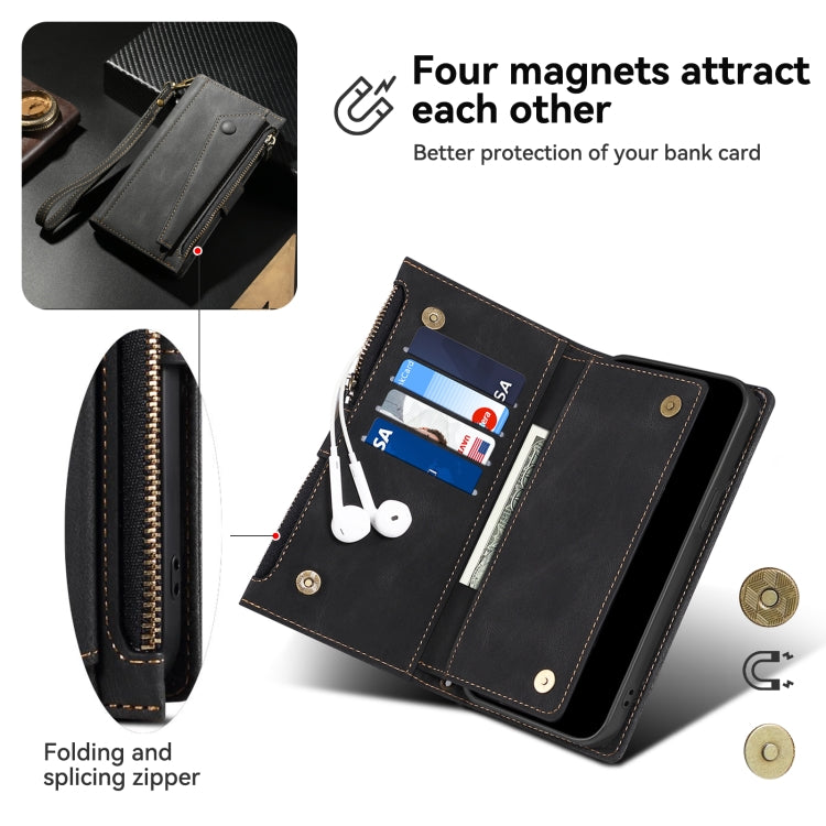 For Google Pixel 8 Pro ESEBLE Retro Frosted RFID Flip Leather Phone Case(Black) - Google Cases by ESEBLE | Online Shopping South Africa | PMC TechLife | Buy Now Pay Later Mobicred