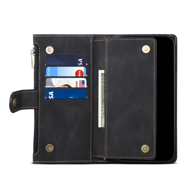 For Google Pixel 8A ESEBLE Retro Frosted RFID Flip Leather Phone Case(Black) - Google Cases by ESEBLE | Online Shopping South Africa | PMC TechLife | Buy Now Pay Later Mobicred