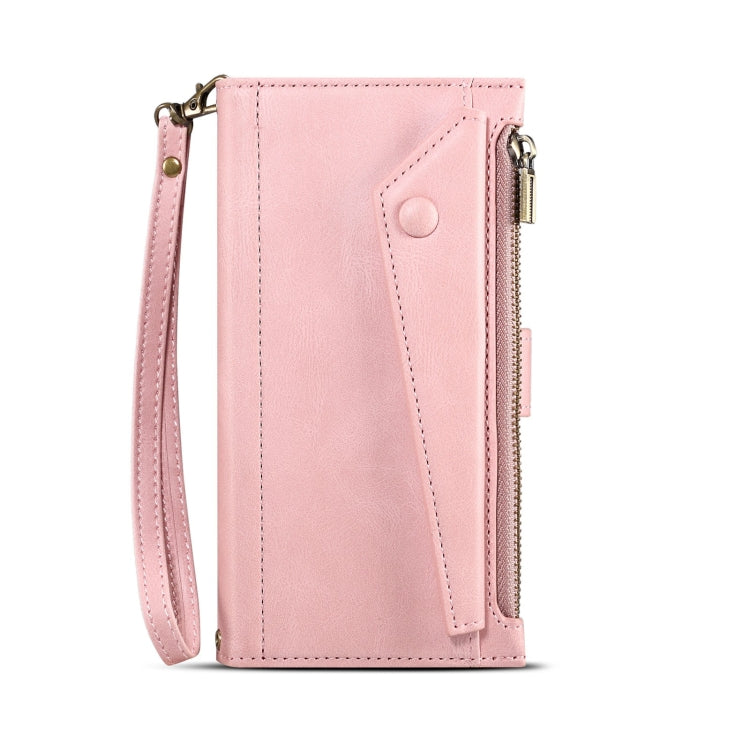 For Google Pixel 8A ESEBLE Retro Frosted RFID Flip Leather Phone Case(Rose Gold) - Google Cases by ESEBLE | Online Shopping South Africa | PMC TechLife | Buy Now Pay Later Mobicred