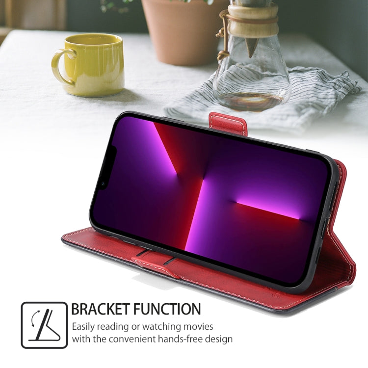 For Huawei Pura 70 Ultra 5G Contrast Color Side Buckle Leather Phone Case(Red + Black) - Huawei Cases by PMC Jewellery | Online Shopping South Africa | PMC Jewellery | Buy Now Pay Later Mobicred