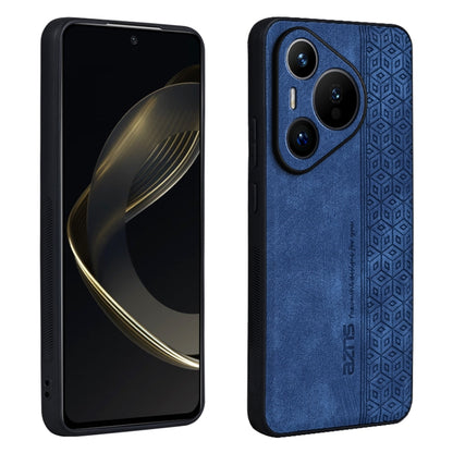 For Huawei Pura 70 AZNS 3D Embossed Skin Feel Phone Case(Sapphire Blue) - Huawei Cases by AZNS | Online Shopping South Africa | PMC Jewellery | Buy Now Pay Later Mobicred