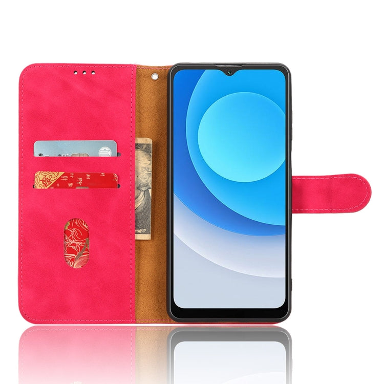 For Blackview A53 Pro Skin Feel Magnetic Flip Leather Phone Case(Rose Red) - More Brand by PMC Jewellery | Online Shopping South Africa | PMC Jewellery | Buy Now Pay Later Mobicred