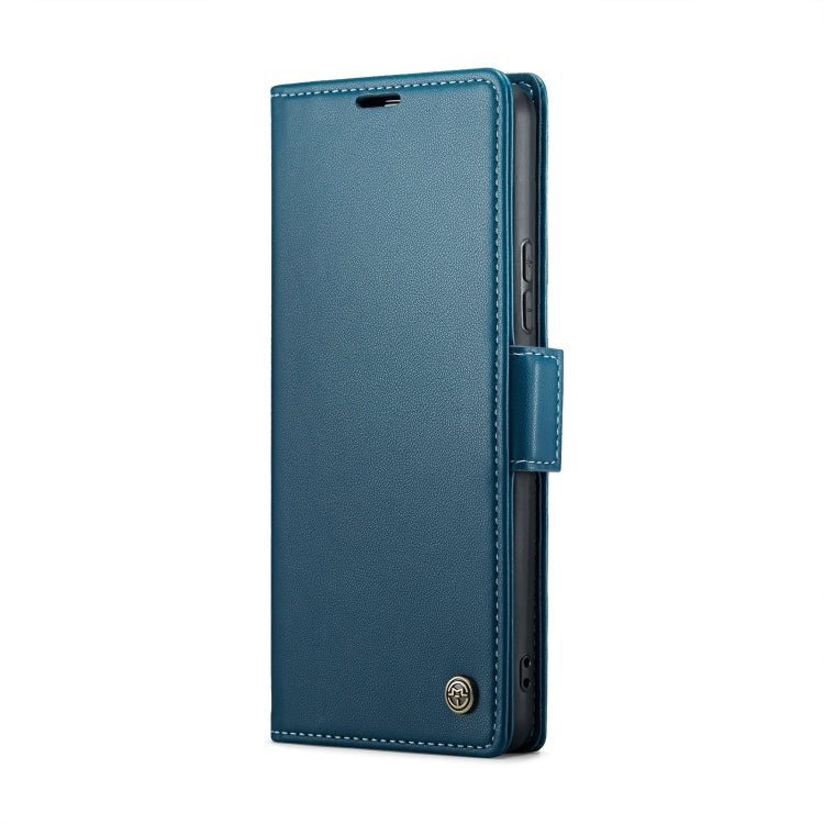 For Samsung Galaxy A53 CaseMe 023 Butterfly Buckle Litchi Texture RFID Anti-theft Leather Phone Case(Blue) - Galaxy Phone Cases by CaseMe | Online Shopping South Africa | PMC Jewellery | Buy Now Pay Later Mobicred