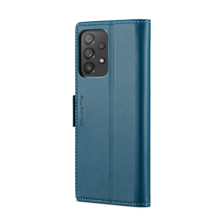 For Samsung Galaxy A53 CaseMe 023 Butterfly Buckle Litchi Texture RFID Anti-theft Leather Phone Case(Blue) - Galaxy Phone Cases by CaseMe | Online Shopping South Africa | PMC Jewellery | Buy Now Pay Later Mobicred