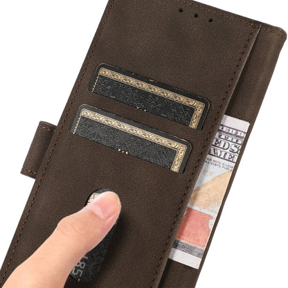 For Xiaomi Redmi K70E / POCO X6 Pro KHAZNEH Matte Texture Leather Phone Case(Brown) - K70E Cases by PMC Jewellery | Online Shopping South Africa | PMC Jewellery | Buy Now Pay Later Mobicred