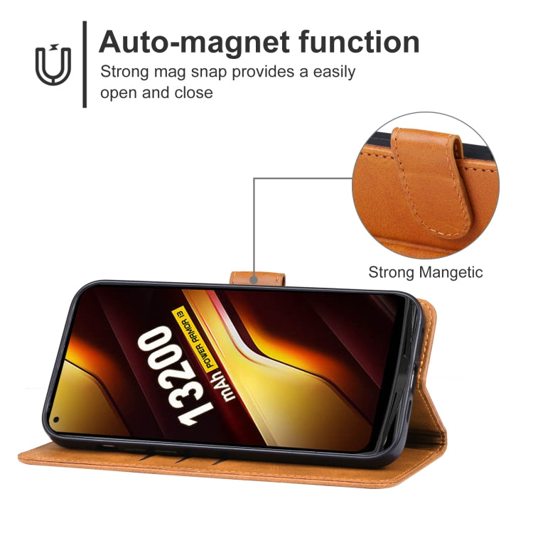 For Ulefone Armor X13 Leather Phone Case(Brown) - Ulefone Cases by PMC Jewellery | Online Shopping South Africa | PMC Jewellery | Buy Now Pay Later Mobicred