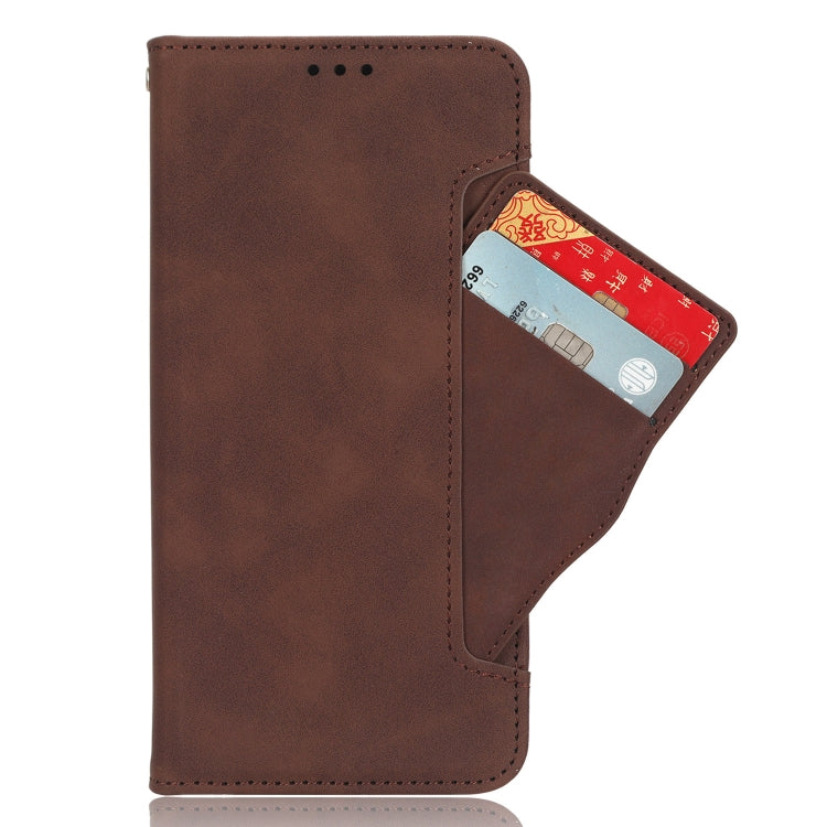 For Motorola Edge 40 Neo 5G Skin Feel Calf Texture Card Slots Leather Phone Case(Brown) - Motorola Cases by PMC Jewellery | Online Shopping South Africa | PMC Jewellery | Buy Now Pay Later Mobicred