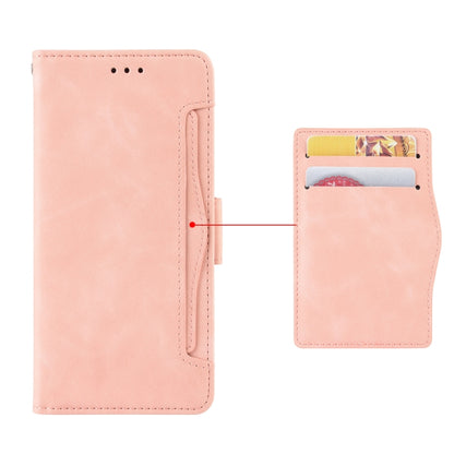 For Motorola Moto G Power 5G 2024 Skin Feel Calf Texture Card Slots Leather Phone Case(Pink) - Motorola Cases by PMC Jewellery | Online Shopping South Africa | PMC Jewellery | Buy Now Pay Later Mobicred