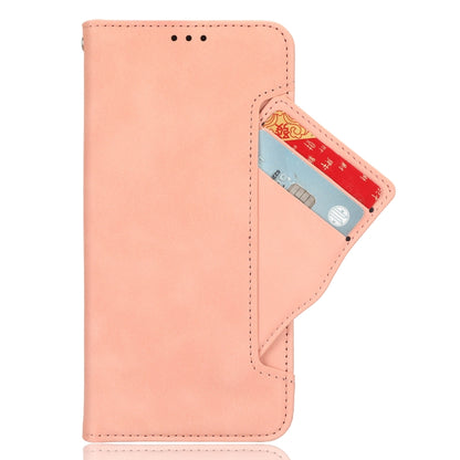 For Motorola Moto G Power 5G 2024 Skin Feel Calf Texture Card Slots Leather Phone Case(Pink) - Motorola Cases by PMC Jewellery | Online Shopping South Africa | PMC Jewellery | Buy Now Pay Later Mobicred