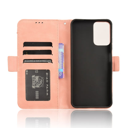 For Motorola Moto G Power 5G 2024 Skin Feel Calf Texture Card Slots Leather Phone Case(Pink) - Motorola Cases by PMC Jewellery | Online Shopping South Africa | PMC Jewellery | Buy Now Pay Later Mobicred