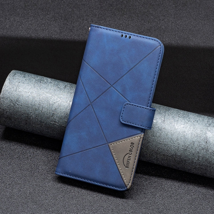 For Google Pixel 9 Magnetic Buckle Rhombus Texture Leather Phone Case(Blue) - Google Cases by PMC Jewellery | Online Shopping South Africa | PMC Jewellery | Buy Now Pay Later Mobicred