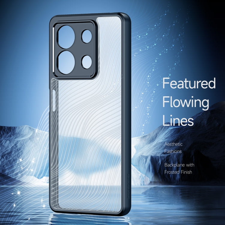 For Redmi Note 13 5G DUX DUCIS Aimo Series TPU + PC Frosted Feel Phone Case(Black) - Note 13 Cases by DUX DUCIS | Online Shopping South Africa | PMC Jewellery | Buy Now Pay Later Mobicred