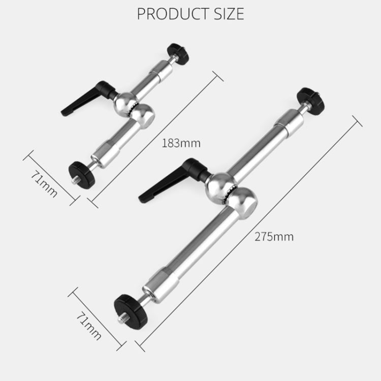 YELANGU A78 Stainless Steel Adjustable Friction Articulating Magic Arm, Size:7 inch - Camera Gimbal by YELANGU | Online Shopping South Africa | PMC TechLife | Buy Now Pay Later Mobicred