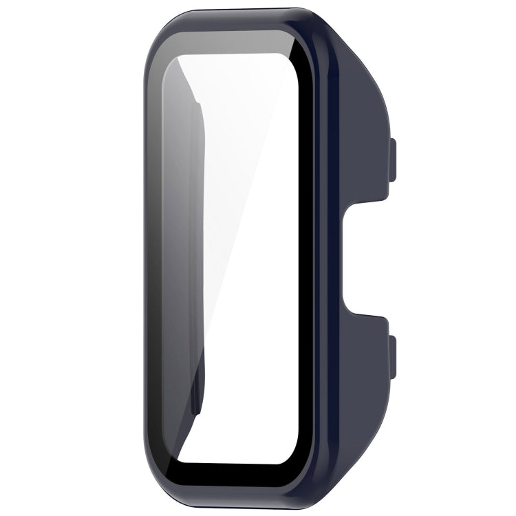 For Huawei Band 10 / 9 / 8 PC + Tempered Film Integrated Protective Watch Case(Ink Blue) - Watch Cases by PMC TechLife | Online Shopping South Africa | PMC TechLife | Buy Now Pay Later Mobicred