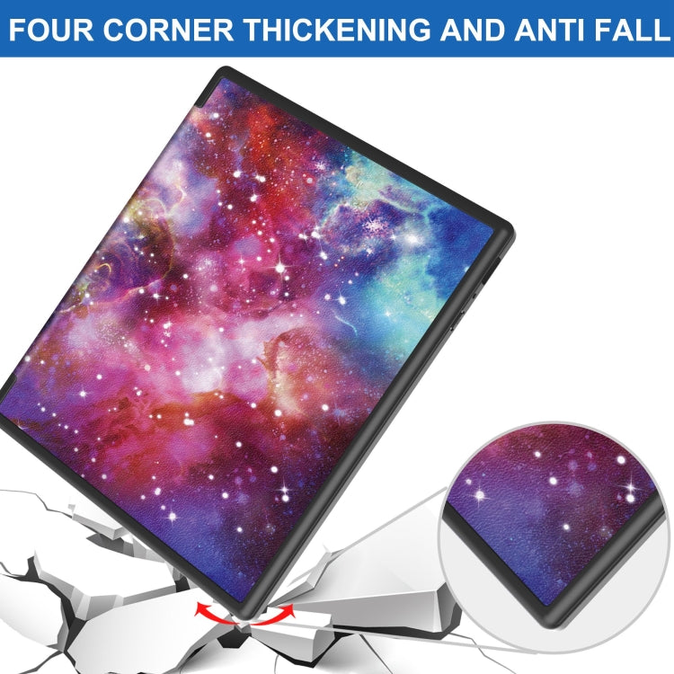 For Kobo Elipsa 2E Painted Deformation TPU Leather Smart Tablet Case(Milky Way) - Others by PMC TechLife | Online Shopping South Africa | PMC TechLife | Buy Now Pay Later Mobicred