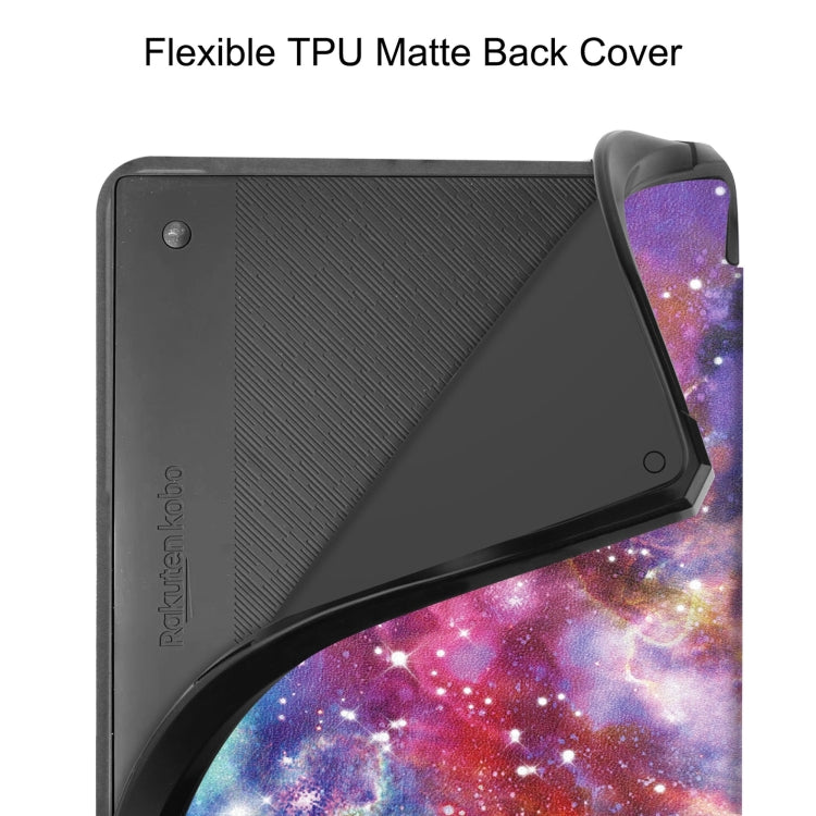 For Kobo Elipsa 2E Painted Deformation TPU Leather Smart Tablet Case(Milky Way) - Others by PMC TechLife | Online Shopping South Africa | PMC TechLife | Buy Now Pay Later Mobicred