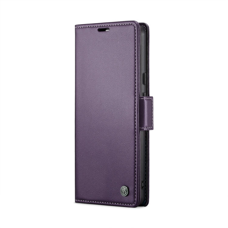 For Google Pixel 9 / 9 Pro CaseMe 023 Butterfly Buckle Litchi Texture RFID Anti-theft Leather Phone Case(Pearly Purple) - Google Cases by CaseMe | Online Shopping South Africa | PMC Jewellery | Buy Now Pay Later Mobicred