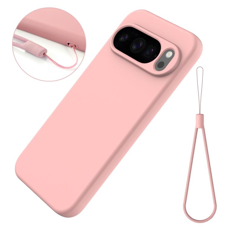 For Google Pixel 10 Pro Pure Color Liquid Silicone Shockproof Phone Case(Pink) - free shipping - PMC TechLife - Order now!