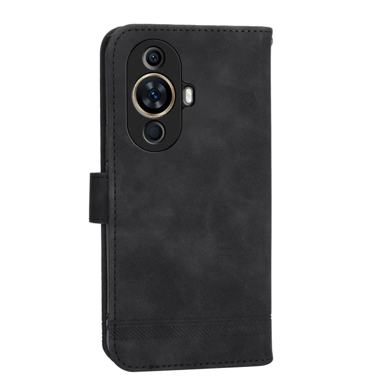 For Huawei nova 11 Dierfeng Dream Line TPU + PU Leather Phone Case(Black) - Huawei Cases by PMC Jewellery | Online Shopping South Africa | PMC Jewellery | Buy Now Pay Later Mobicred