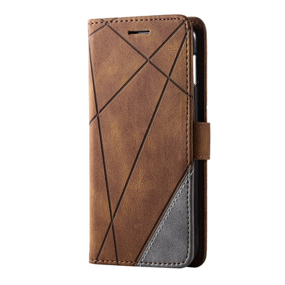 For Samsung Galaxy S10e Skin Feel Splicing Horizontal Flip Leather Case with Holder & Card Slots & Wallet & Photo Frame(Brown) - Galaxy Phone Cases by PMC Jewellery | Online Shopping South Africa | PMC Jewellery