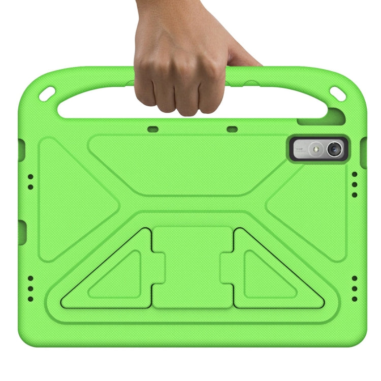 For Lenovo Tab P11 Gen 2 11.5 Handle EVA Shockproof Tablet Case with Holder(Green) - Lenovo by PMC TechLife | Online Shopping South Africa | PMC TechLife | Buy Now Pay Later Mobicred