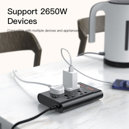 Yesido MC-08 4 Ports + 6 USB Ports 2650W Multi-functional High Power Socket(EU Plug) - Extension Socket by Yesido | Online Shopping South Africa | PMC Jewellery | Buy Now Pay Later Mobicred