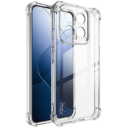 For Xiaomi 14 5G imak Shockproof Airbag TPU Phone Case(Transparent) - 14 Cases by imak | Online Shopping South Africa | PMC Jewellery | Buy Now Pay Later Mobicred