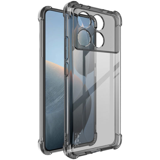 For Xiaomi Poco X6 Pro 5G/Redmi K70E 5G imak Shockproof Airbag TPU Phone Case(Transparent Black) - K70E Cases by imak | Online Shopping South Africa | PMC Jewellery | Buy Now Pay Later Mobicred