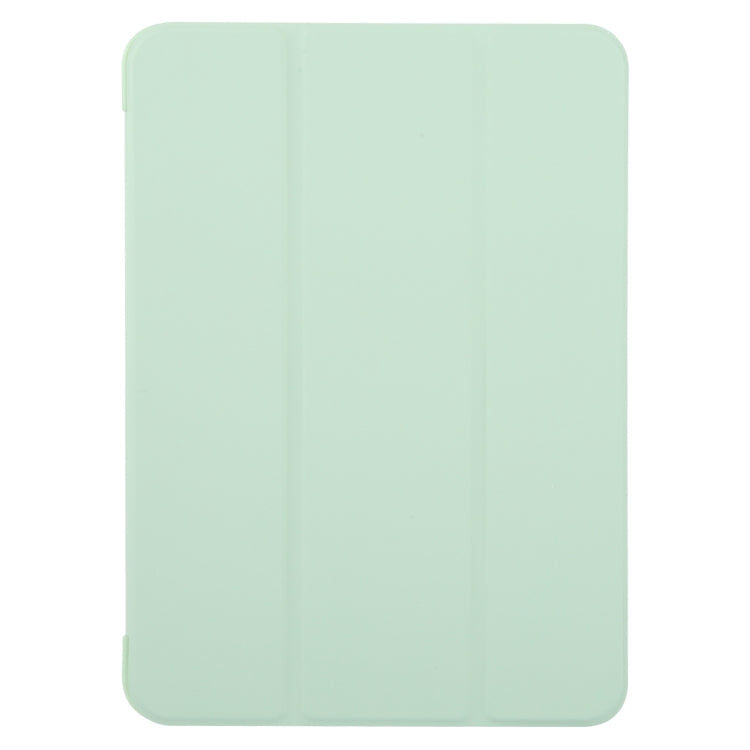 For iPad Air 11 2024 GEBEI 3-folding Holder Shockproof Flip Leather Tablet Case(Green) - iPad Air 11 2024 Cases by GEBEI | Online Shopping South Africa | PMC Jewellery | Buy Now Pay Later Mobicred