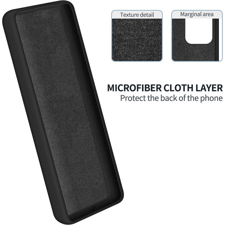 For OPPO Find X6 Pro Pure Color Liquid Silicone Shockproof Phone Case(Black) - OPPO Cases by PMC TechLife | Online Shopping South Africa | PMC TechLife | Buy Now Pay Later Mobicred