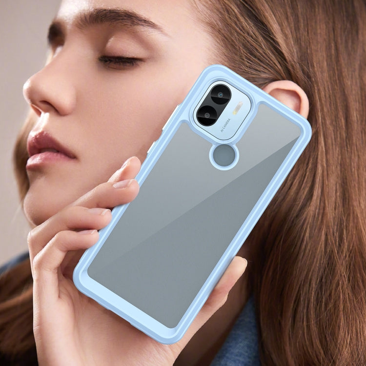 For Xiaomi Redmi A2+ Colorful Series Acrylic Hybrid TPU Phone Case(Blue) - Xiaomi Cases by PMC Jewellery | Online Shopping South Africa | PMC Jewellery | Buy Now Pay Later Mobicred