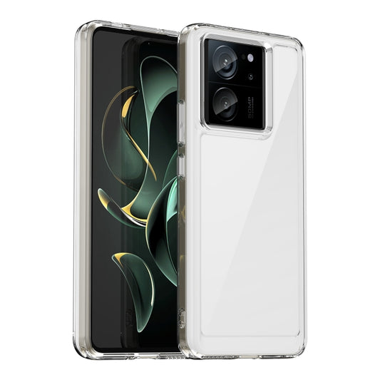 For Xiaomi 13T Pro Colorful Series Acrylic Hybrid TPU Phone Case(Transparent) - Xiaomi Cases by PMC Jewellery | Online Shopping South Africa | PMC Jewellery | Buy Now Pay Later Mobicred