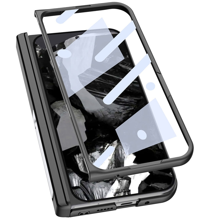 For Google Pixel 9 Pro Fold GKK Integrated Fold Hinge Leather Phone Case with Holder(Green) - free shipping - PMC Jewellery - Order now!