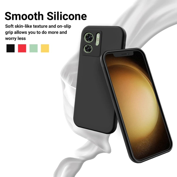 For Motorola Edge 2023 Solid Color Liquid Silicone Dropproof Full Coverage Phone Case(Black) - free shipping - PMC TechLife - Order now!