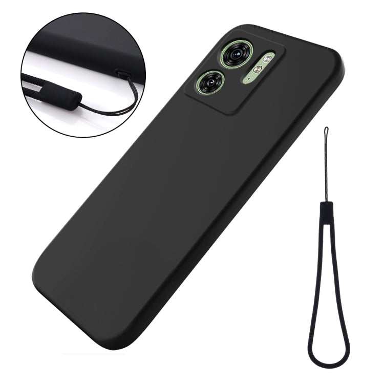 For Motorola Edge 2023 Solid Color Liquid Silicone Dropproof Full Coverage Phone Case(Black) - free shipping - PMC TechLife - Order now!