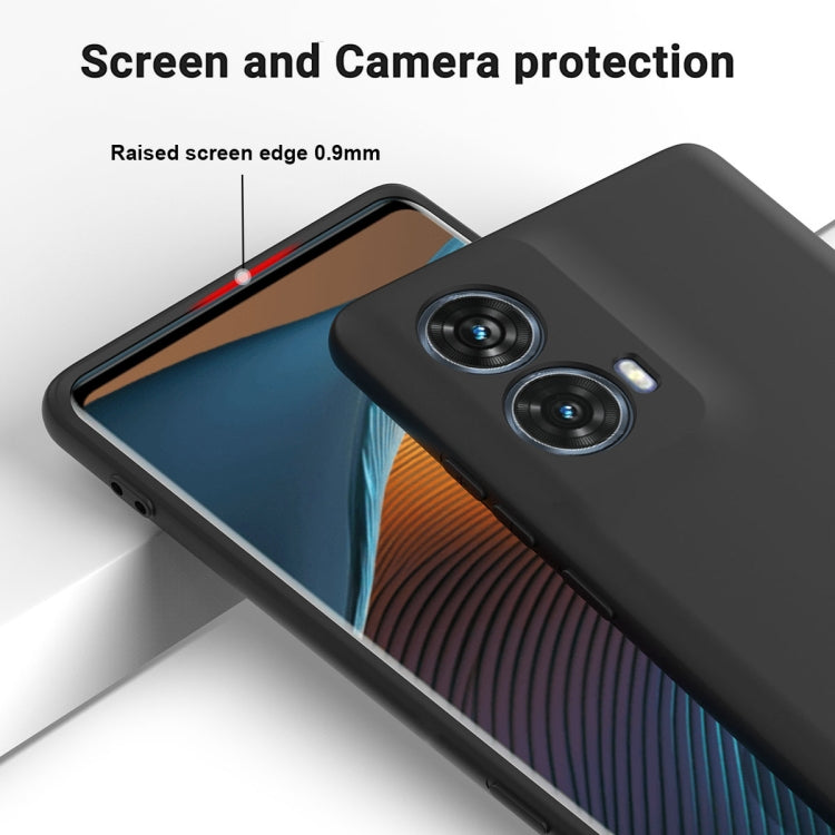 For Motorola S50 Neo Solid Color Liquid Silicone Dropproof Full Coverage Phone Case(Black) - free shipping - PMC TechLife - Order now!