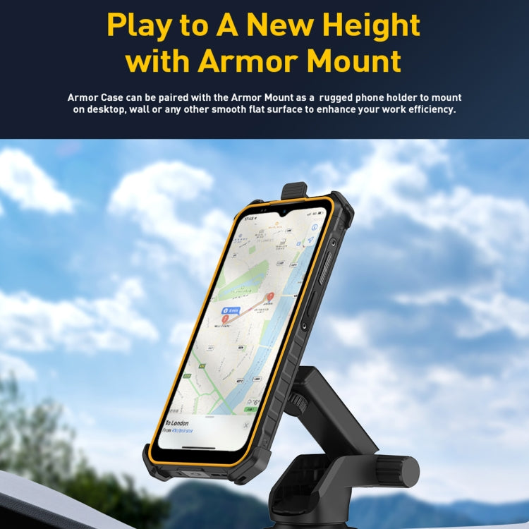 For Ulefone Armor X13 Ulefone Back Clip Phone Case with Carabiner(Black) - free shipping - PMC Jewellery - Order now!