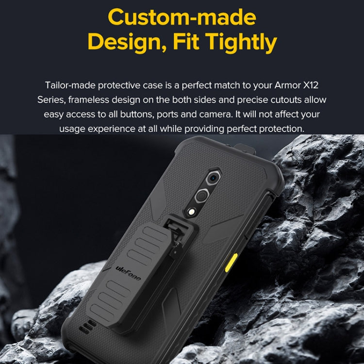 For Ulefone Armor X12 Pro Ulefone Back Clip Phone Case with Carabiner(Black) - free shipping - PMC Jewellery - Order now!