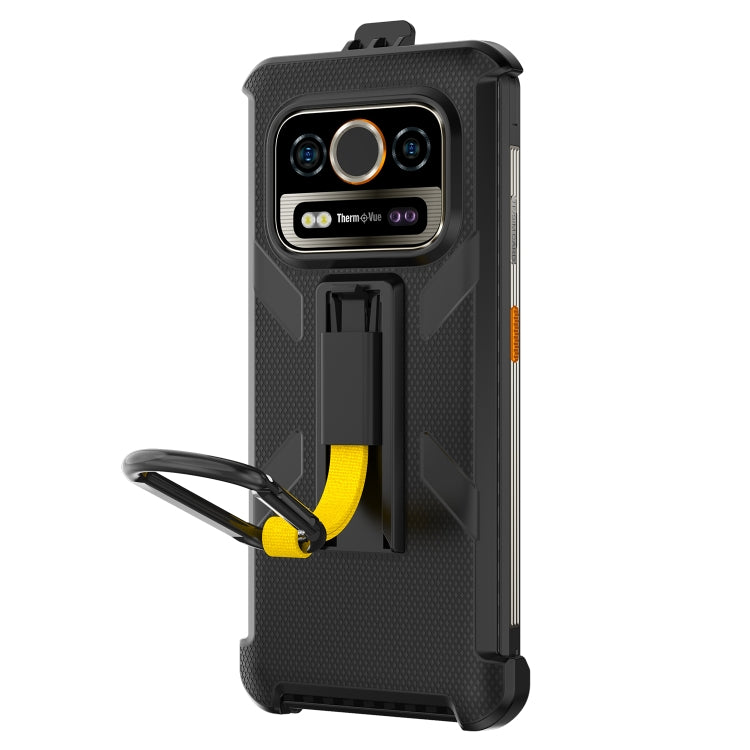For Ulefone Armor 25T /  25T Pro Ulefone Back Clip Phone Case with Carabiner(Black) - free shipping - PMC Jewellery - Order now!