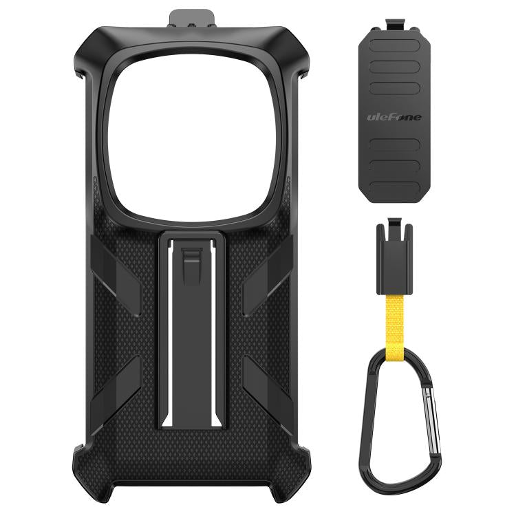 For Ulefone Armor 28 Ultra / 28 Ultra Thermal Ulefone Back Clip Phone Case with Carabiner(Black) - free shipping - PMC TechLife - Order now!
