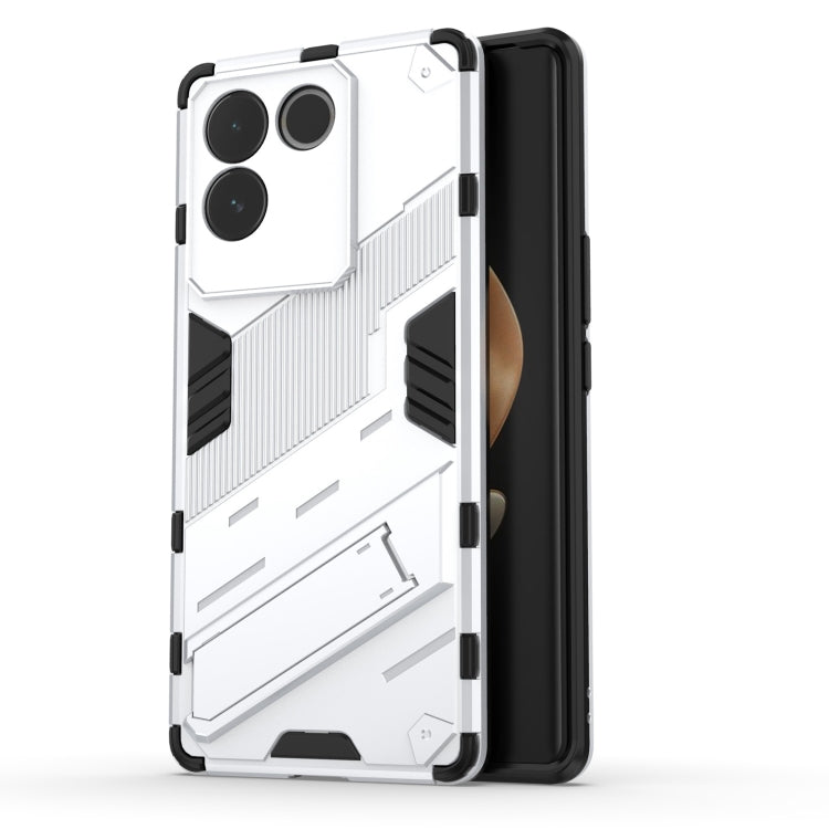 For vivo S17e Punk Armor 2 in 1 PC + TPU Phone Case with Holder(White) - vivo Cases by PMC Jewellery | Online Shopping South Africa | PMC Jewellery