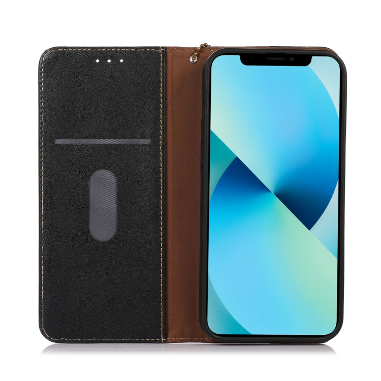 For iPhone 16 Pro Max KHAZNEH Nappa Top Layer Cowhide Leather Phone Case(Black) - iPhone 16 Pro Max Cases by PMC TechLife | Online Shopping South Africa | PMC TechLife | Buy Now Pay Later Mobicred